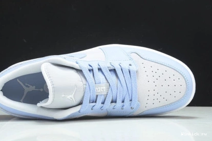 BLUE JORDAN 1 UNIVERSITY LOW AIR WMNS 1108